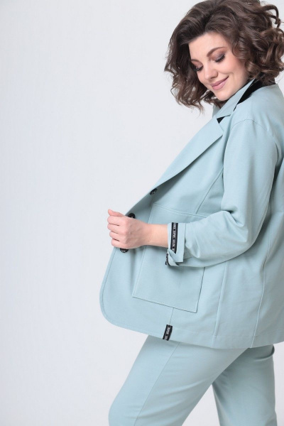 Брюки, жакет Bonna Image 707 мята - фото 6