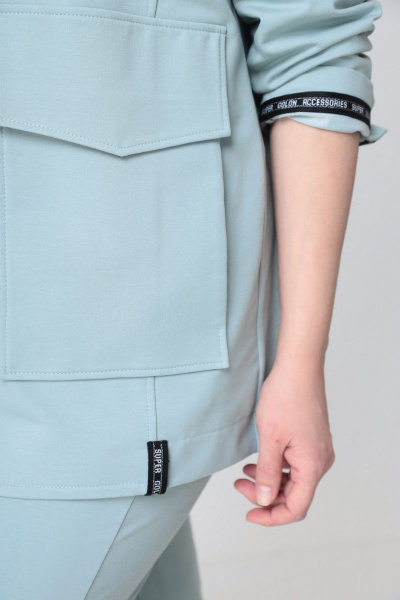 Брюки, жакет Bonna Image 707 мята - фото 5