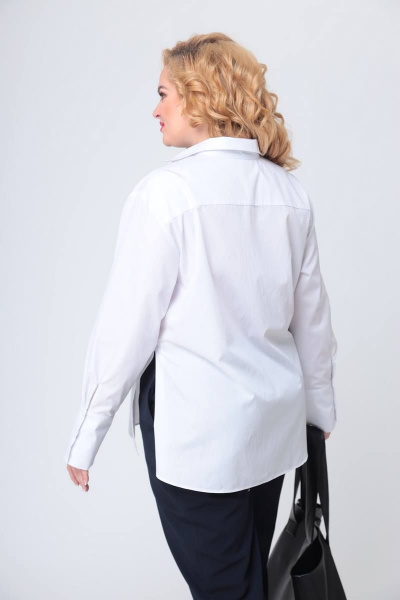 Круглогодичная хлопковая рубашка оверсайз свободного кроя Avenue 0301 - фото 3