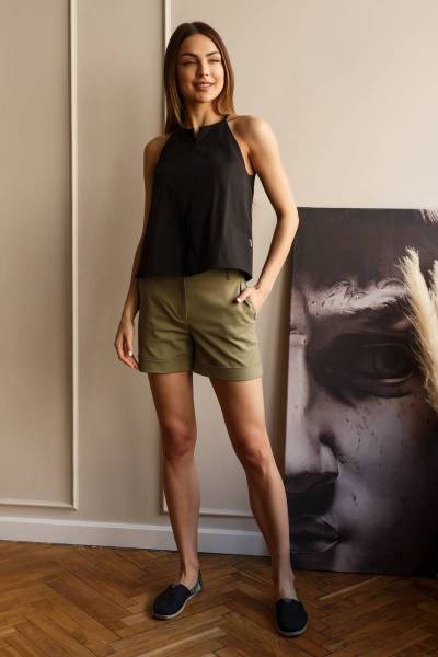 Блуза Madech 222293 черный - фото 6