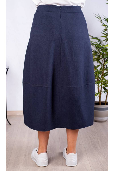 Юбка демисезонная хлопковая баллон с карманами Camelia 2205 1 - фото 4