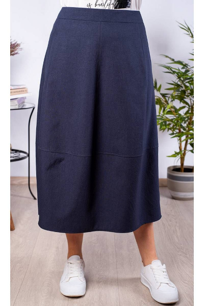 Юбка демисезонная хлопковая баллон с карманами Camelia 2205 1 - фото 3