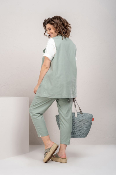 Блуза, брюки, жилет Deesses 3073 - фото 5