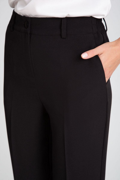 Брюки 7/8 со стрелками и отворотами IVARI 303 черный - фото 4