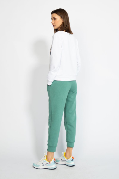 Джемпер короткий с логотипом BALANCE из трикотажного футера Kivviwear 4078.02 - фото 8