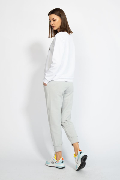 Джемпер короткий с логотипом BALANCE из трикотажного футера Kivviwear 4078.03 - фото 13