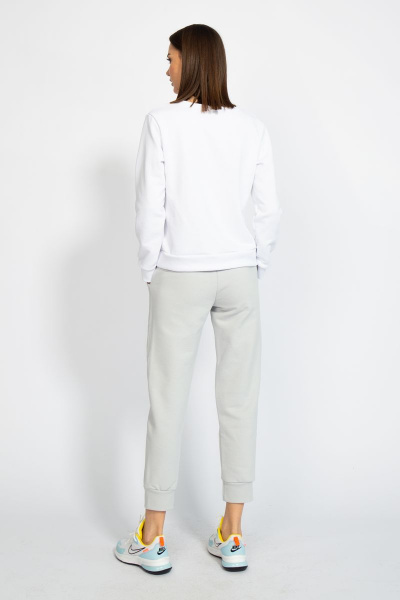 Джемпер короткий с логотипом BALANCE из трикотажного футера Kivviwear 4078.03 - фото 12