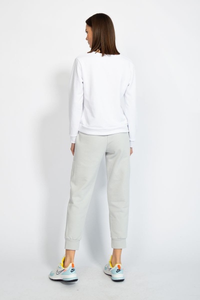 Джемпер короткий с логотипом BALANCE из трикотажного футера Kivviwear 4078.03 - фото 11