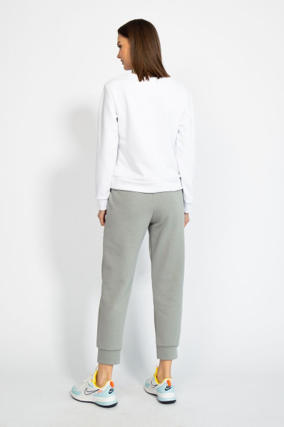 Джемпер короткий с логотипом BALANCE из трикотажного футера Kivviwear 4078.04 - фото 11