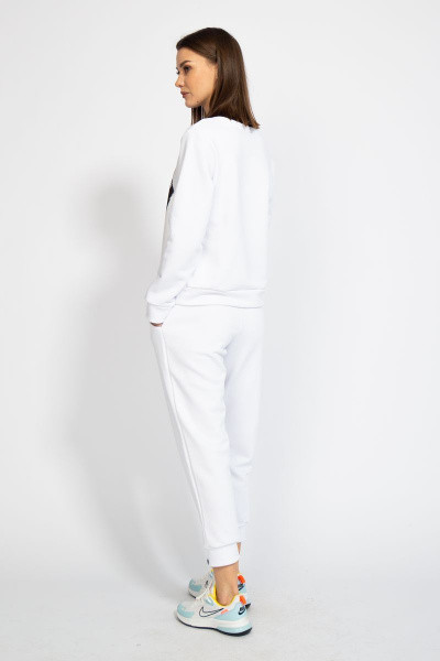 Джемпер короткий с логотипом BALANCE из трикотажного футера Kivviwear 4078.06 - фото 8