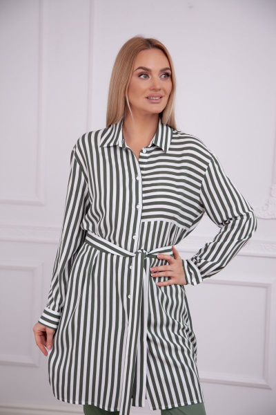 Блуза и брюки из вискозы, деловой костюм Azzara 839 - фото 2