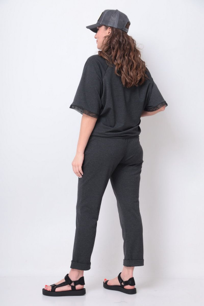 Брюки, джемпер Michel chic 1293 темно-серый - фото 5