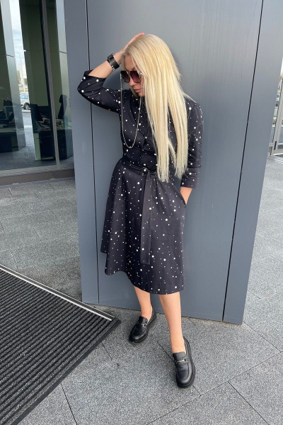 Платье Sisters Solonko П-30 темно-синий - фото 2