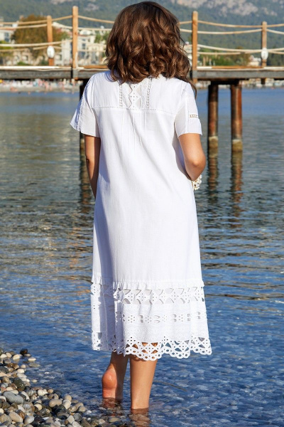 Платье Vittoria Queen 15093 белый - фото 3