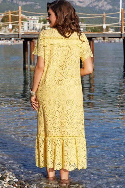 Платье Vittoria Queen 15083 желтый - фото 2