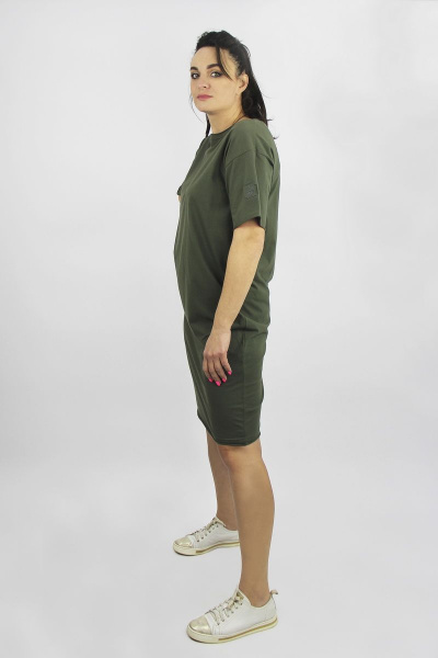 Платье Полесье С4727-20 0С2215-Д43 164 оливковый - фото 3