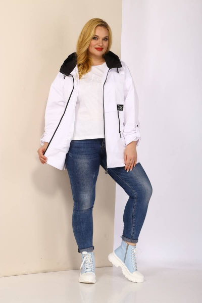 Куртка Shetti 2080 белый - фото 7
