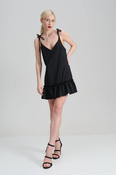 Платье Garsonnier 15005002 черный - фото 9