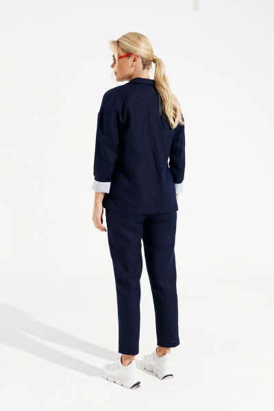 Брюки, жакет Prestige 4091/1 темно-синий - фото 5