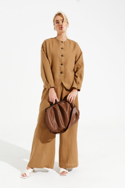 Брюки, жакет Prestige 4466/170 коричневый - фото 4