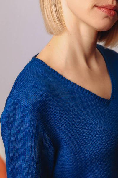 Джемпер Romgil 410-5ТЗ васильковый - фото 2