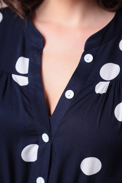 Платье Romanovich Style 1-2373 синий_горох - фото 7