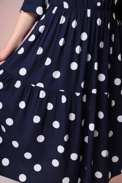 Платье Romanovich Style 1-2373 синий_горох - фото 6