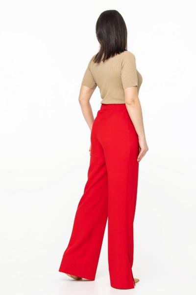 Брюки Дорофея 123 красный - фото 4