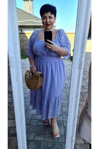 Платье Vittoria Queen 15453/1 сирень - фото 7