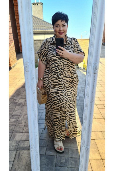 Платье Vittoria Queen 15333 полоска - фото 2