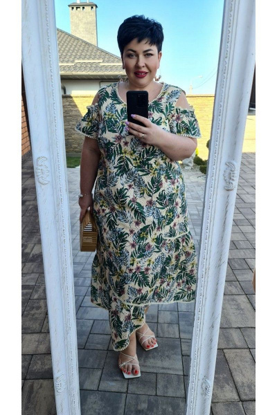 Платье Vittoria Queen 15153 цветы - фото 4