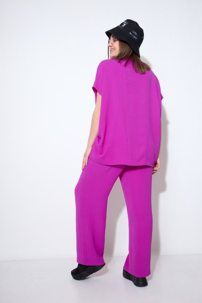Блуза, брюки Runella 1484 фуксия - фото 13