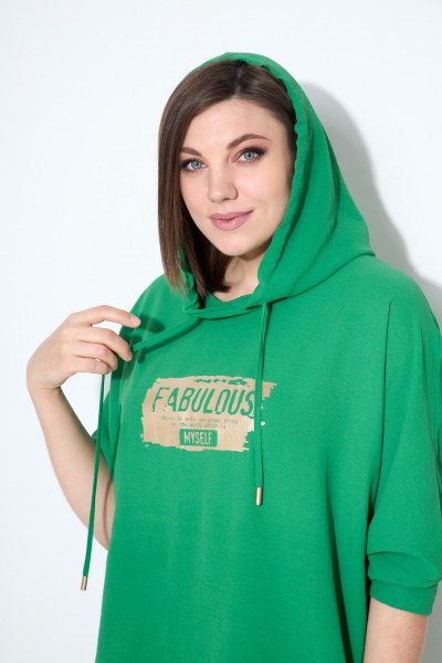 Блуза, брюки Runella 1481 зелень - фото 4