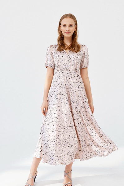 Платье ELLETTO 1899 бежевый - фото 2