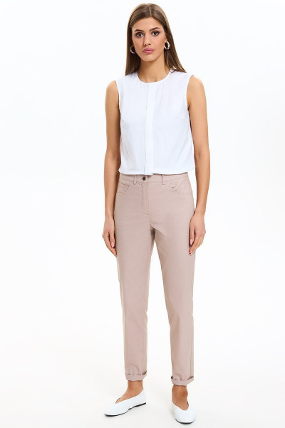 Брюки AYZE 72561 капучино - фото 3