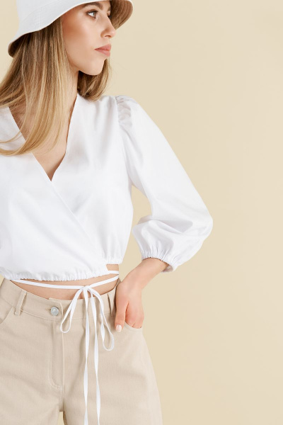 Блуза LAVA 2025 белый - фото 4