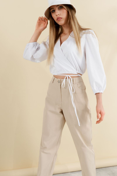 Блуза LAVA 2025 белый - фото 3