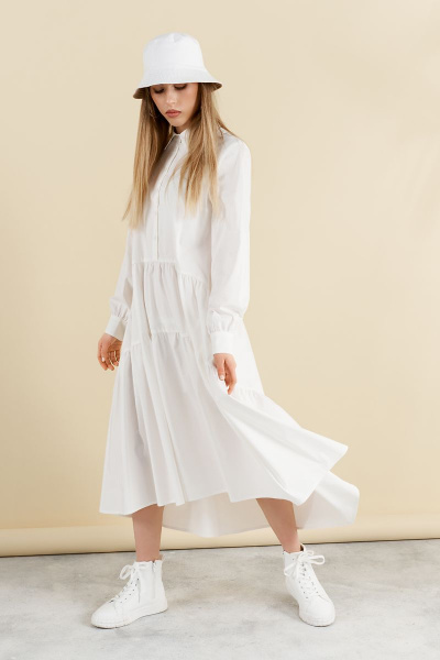 Платье LAVA 5003 молочный - фото 1