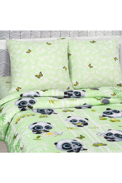 Комплект постельного белья из поплина 2-спальный АРТПОСТЕЛЬ 912 крошка - фото 3