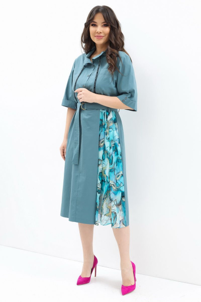 Платье Магия моды 2089 бирюза - фото 2