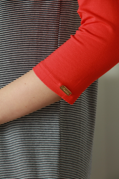 Платье Lucky mum 1102 красный - фото 4