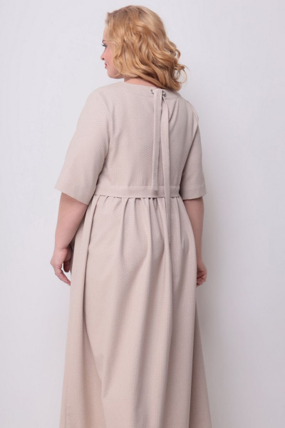 Платье Michel chic 2062 светло-бежевый - фото 2
