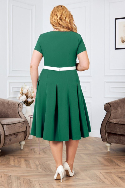 Жакет, платье Ninele 1178 изумруд - фото 4