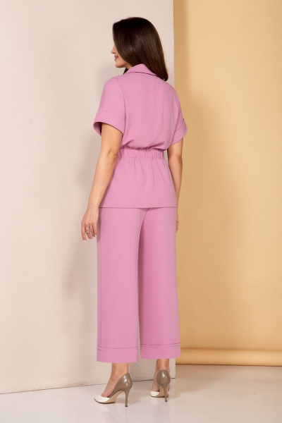 Брюки, жакет, топ Karina deLux М-9928/1 пудра - фото 3