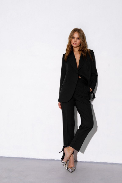 Брюки, жакет PiRS 3842 черный - фото 3