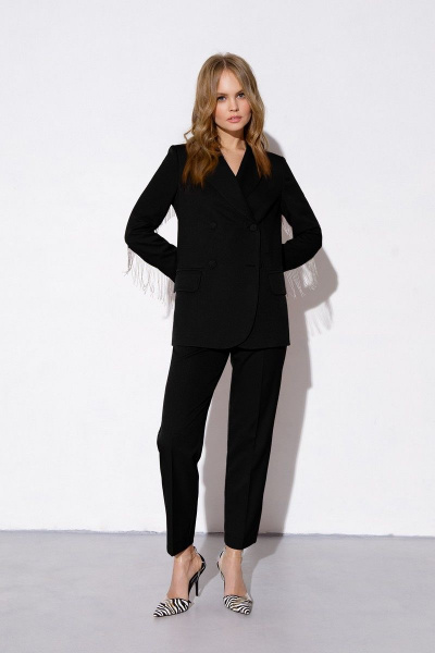 Брюки, жакет PiRS 3842 черный - фото 1