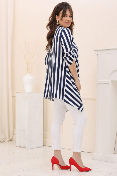 Туника Мода Юрс 2413 крупная_полоска - фото 3