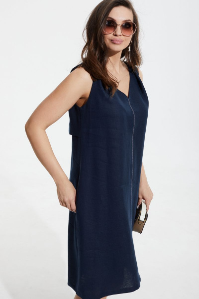 Платье MALI 421-062 синий - фото 7