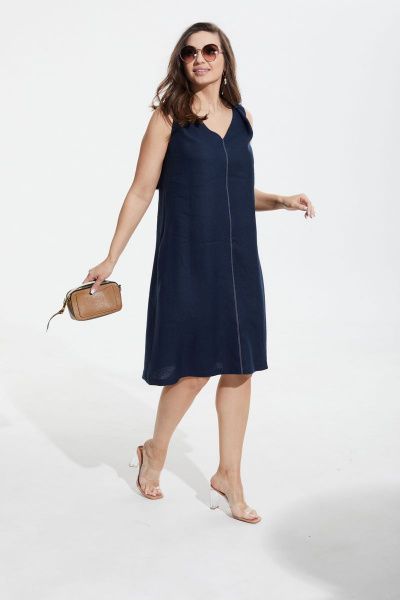 Платье MALI 421-062 синий - фото 2