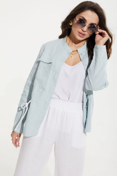 Брюки MALI 321-051 белый - фото 4